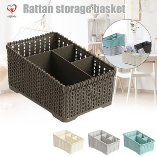Giỏ mây đựng đồ trang điểm đa năng