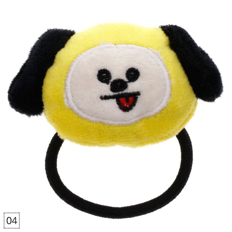 Dây cột tóc kiểu dáng hoạt hình dễ thương cho fan BTS