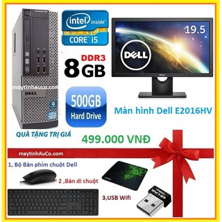[Mã ELHAMS7 giảm 6% đơn 300K] Bộ máy tính để bàn đồng bộ Dell optiplex 390 ( Core i5 / 8G / 500G ) Dell 19.5 Wide – Led