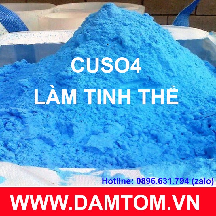 Đồng sunfat CuSo4. 5H2O gói 100g