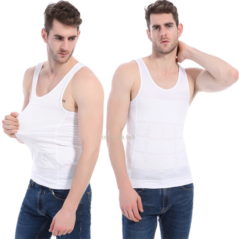 Áo ba lỗ định hình vùng bụng A.125 cho anh em chất liệu cao cấp, co dãn cho anh em định hình bụng