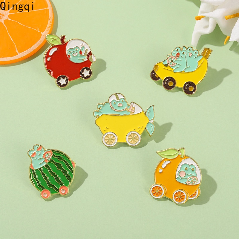 Huy hiệu cài áo Miss Zoe hình động vật và trái cây ngộ nghĩnh