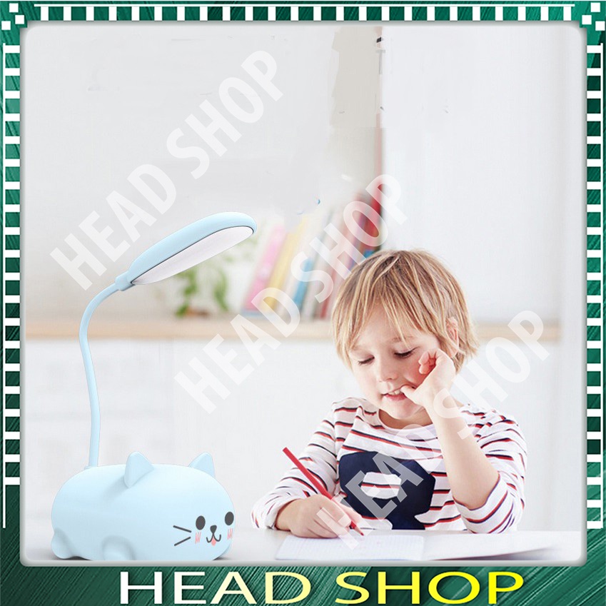 Đèn ngủ kiêm đèn học pin sạc đa năng dễ thương YW909 HEAD SHOP