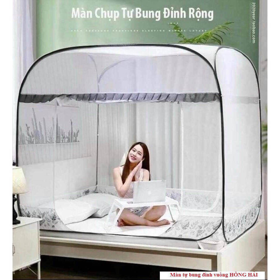 Mùng/Màn tự bung Đỉnh vuông HỒNG HẢI M6,M8,2m2 giá 250.000 đ