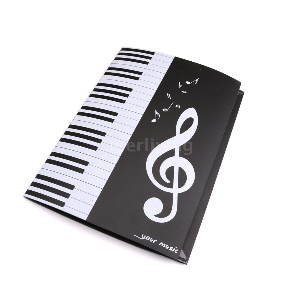 Bìa Hồ Sơ Đàn Piano 6 Trang A4