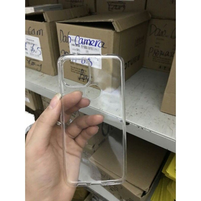 ốp lưng silicon dẻo trong suốt google pixel 5 XL / pixel 5xl