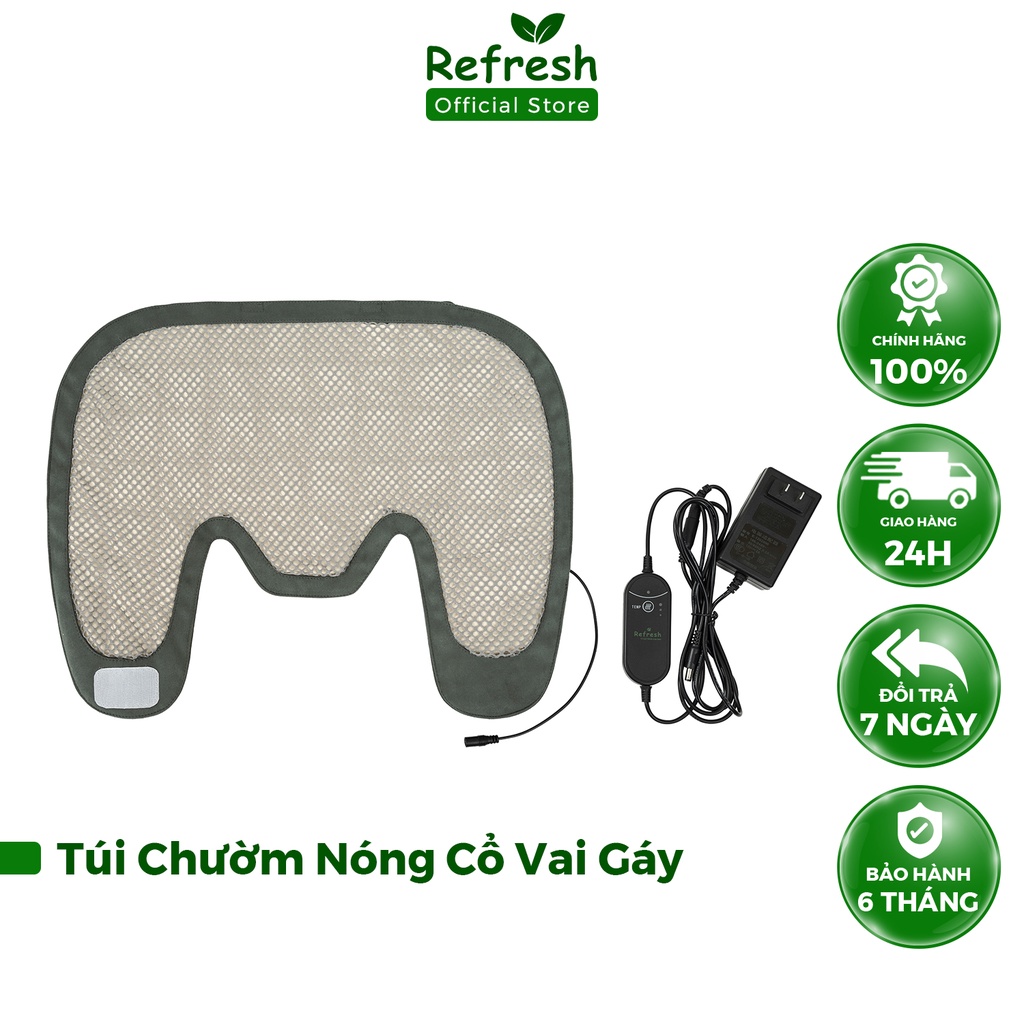 Túi Chườm Nóng Thảo Dược Dùng Điện REFRESH Giảm Đau Cổ Vai Gáy, Giãn Cơ, Tăng Cường Lưu Thông Khí Huyết