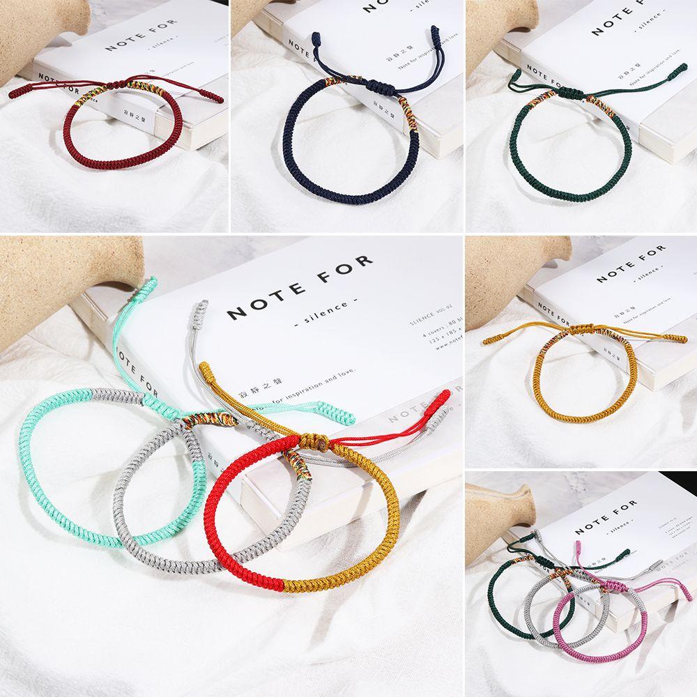 Vòng Đeo Tay May Mắn Dây Thừng Có Thể Điều Chỉnh Được