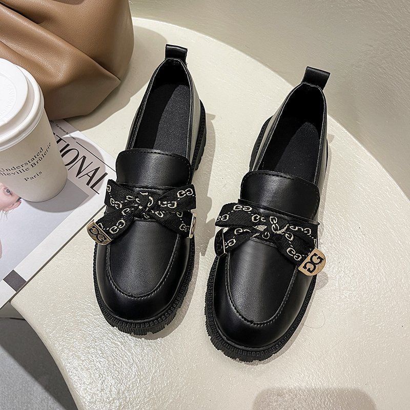 Giày Lười Đính Nơ Đáng Yêu Thời Trang Cho Nữ
