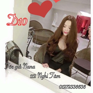 Tóc bộ mái dài ngôi giữa