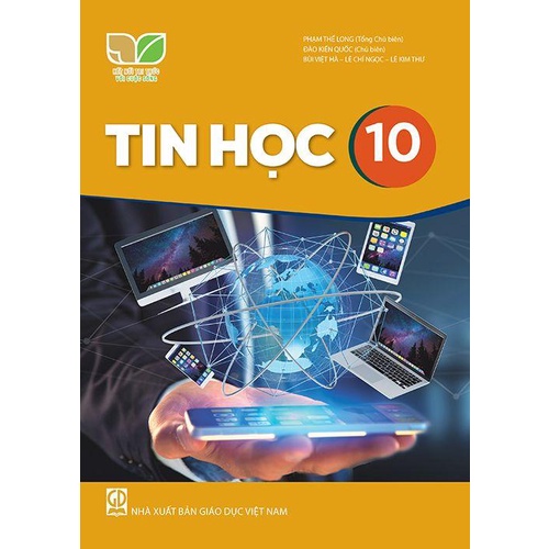 Sách Tin Học 10 (KN) và 2 tập giấy kiểm tra kẻ ngang trắng trong