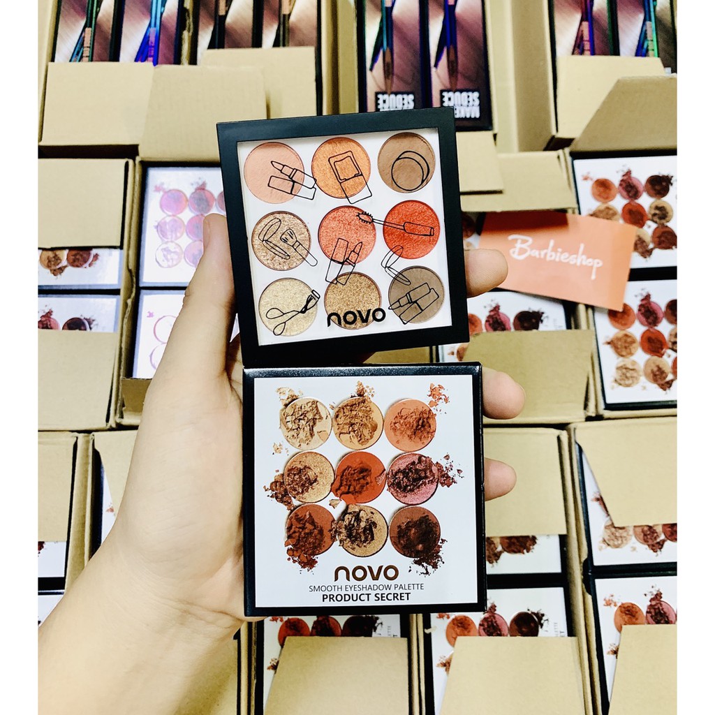 PHẤN MẮT 9 Ô MÀU NOVO SMOOTH EYESHADOW PALETTE