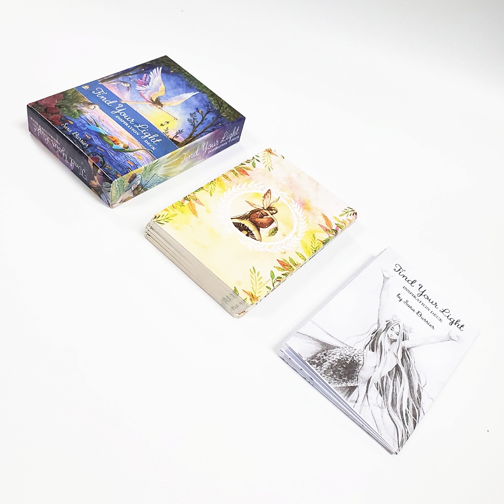 Bộ Bài Find Your Light Inspiration Deck 44 Lá Bài Tặng Đá Thanh Tẩy E17