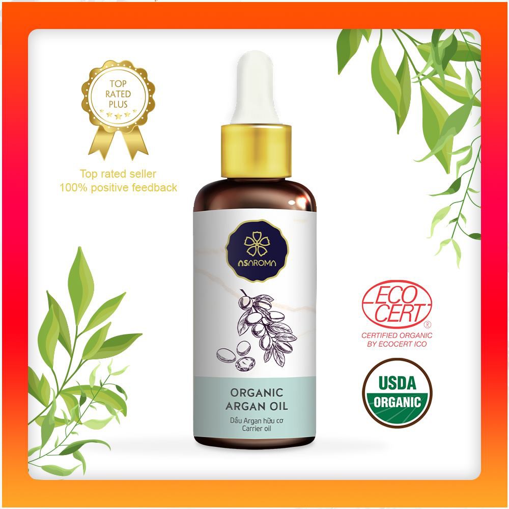 Ủ Tóc Argan Oil Organic Asaroma-Mọc Tóc-Chăm Sóc Da-Dưỡng Thể-Dưỡng Da Tay- Dùng Với Serum Dưỡng Da-30ml