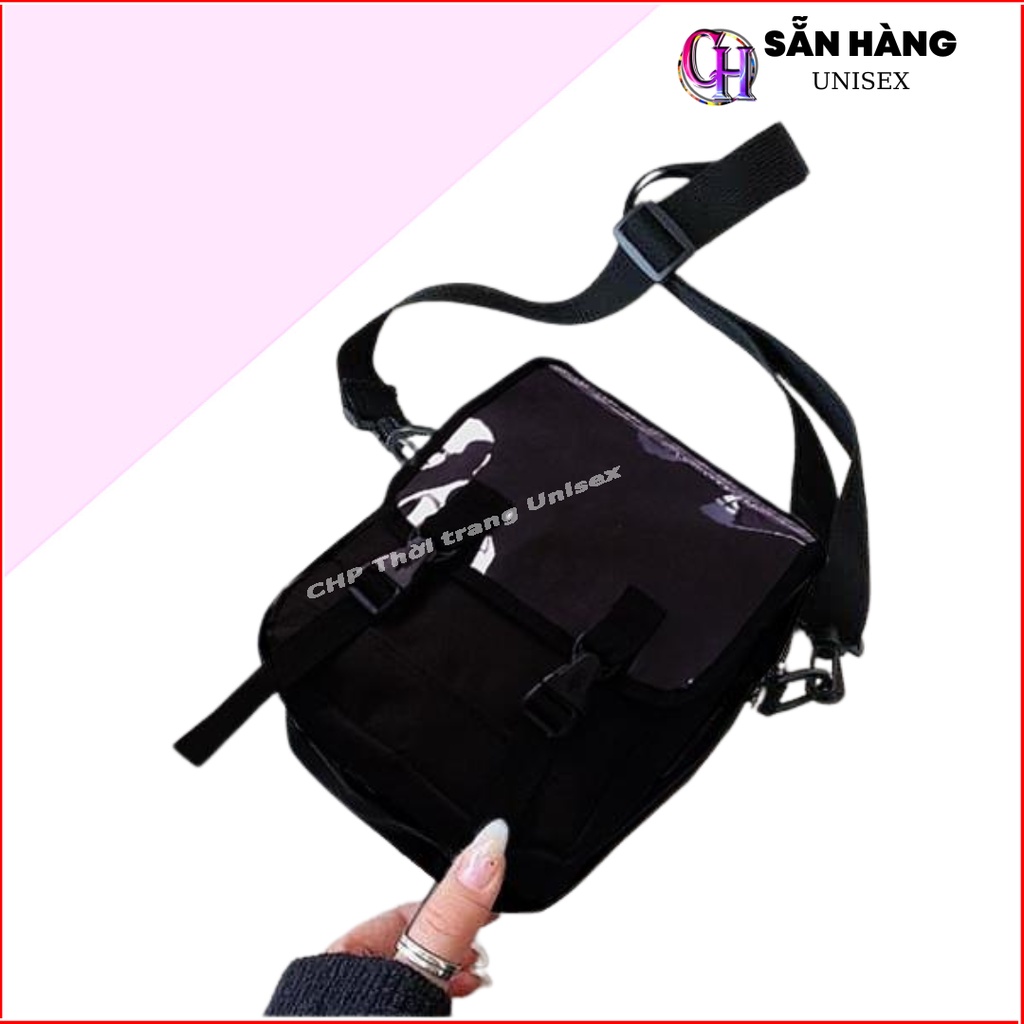 Túi đeo chéo hình hoạt hình dễ thương cho nữ da PU họa tiết 3d