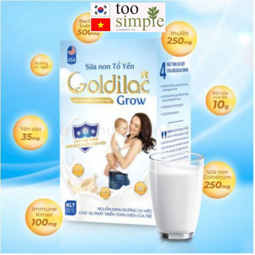 Sữa non tổ yến GOLDILAC GROW 1 gói dùng thử 10 gam