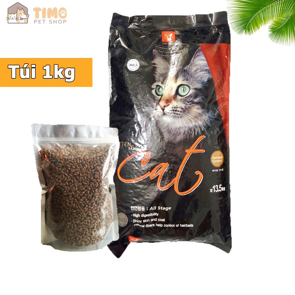 (Túi 1kg) Thức ăn hạt cho mèo Cat's Eye - Thức ăn hạt cho mèo mọi lứa tuổi