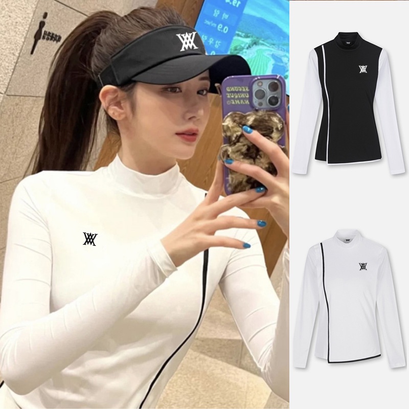 【ANEW】Áo Thun Thể Thao Golf Tay Dài Khô Nhanh Phong Cách Mới Mùa Thu Đông Cho Nữ