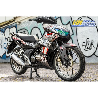 Tem Trùm Winner X Bạc Đỏ Đen Captian