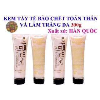 Tẩy tế bào chết hạt cát L-Glutathione whitening body exfoliating cream