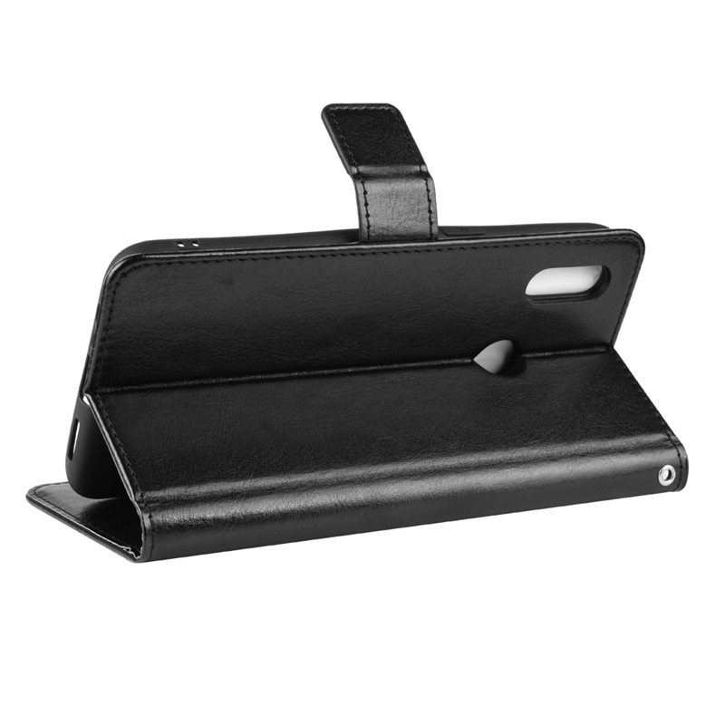 Bao da điện thoại dạng ví màu trơn sang trọng cho OPPO Realme 3 3 Pro C3 5 5i 5s | BigBuy360 - bigbuy360.vn