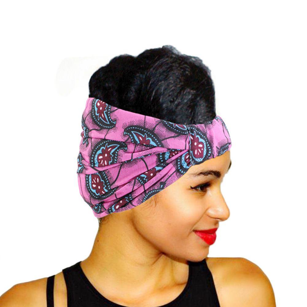 ANEMONE Băng Đô Cotton Co Dãn In Họa Tiết Châu Phi Thời Trang Cho Nữ