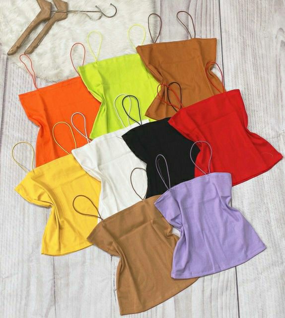 Áo 2 dây croptop thời trang hot girl siêu đẹp