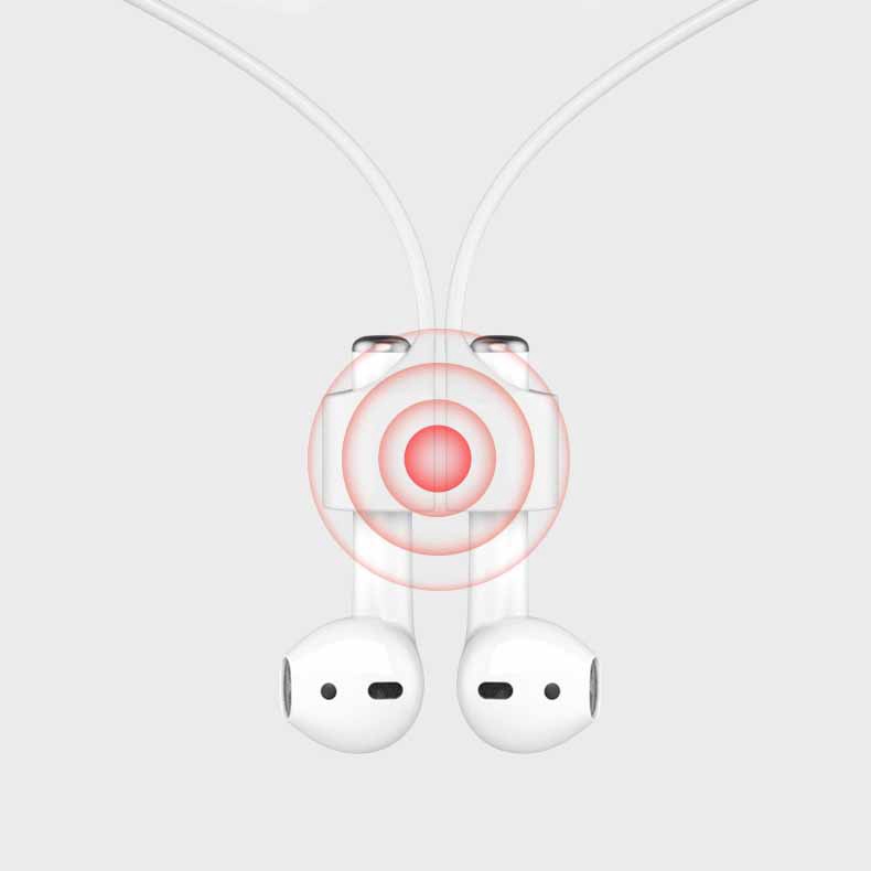 Set 2 Dây Đeo Silicon Từ Tính Chống Thất Lạc Cho Tai Nghe AirPods Pro / 3 / 2 / 1