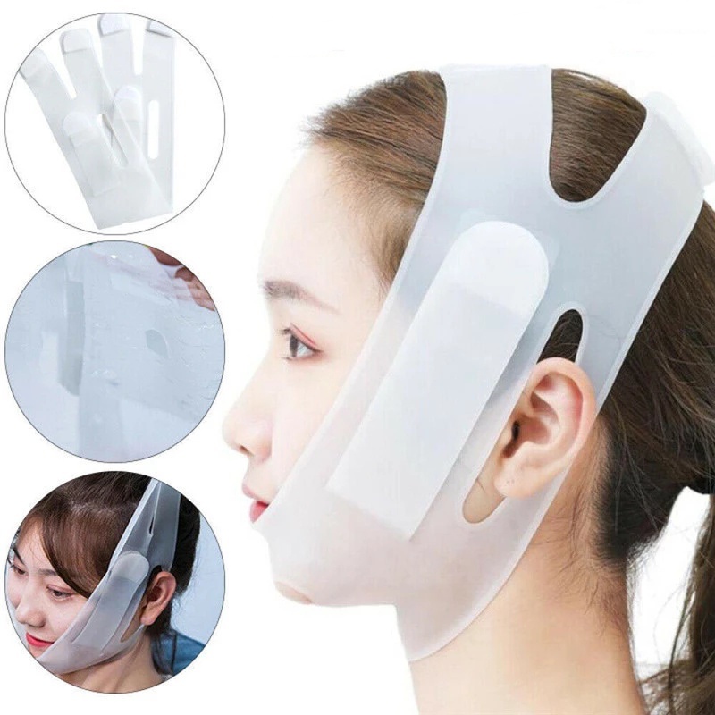 Băng Quấn Tạo Khuôn Mặt V-Line Bằng TPU Thoáng Khí Chất Lượng Cao