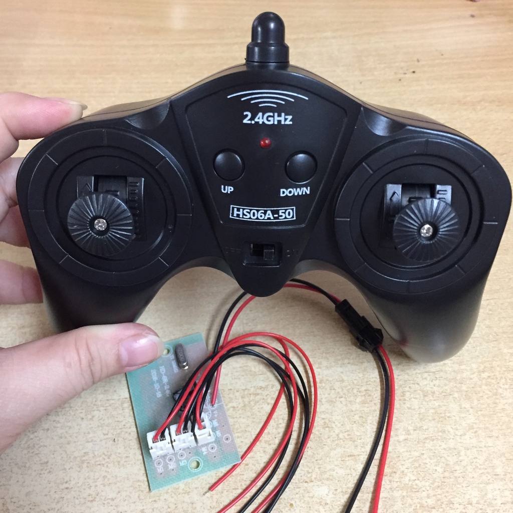 Mạch thu phát 2.4G 6 kênh 3 động cơ nguồn 4.5V - 6V