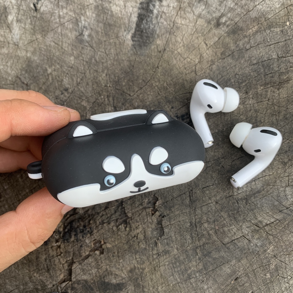 [Rẻ vô địch][List 1] Case Vỏ bọc ốp tai nghe Airpods Pro chất liệu Silicone dày dặn hình Cực Chất