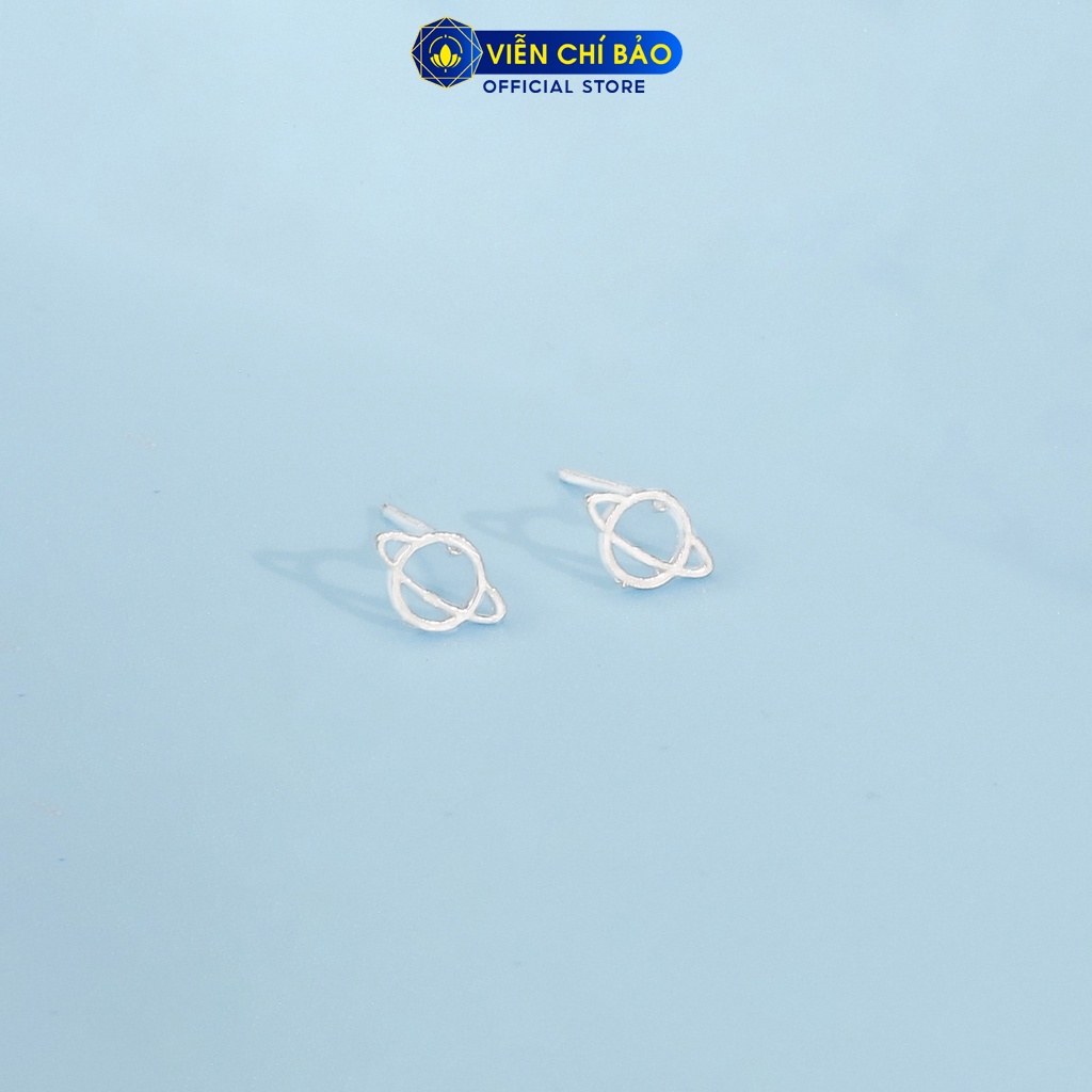 Khuyên tai bạc nữ Tiểu tinh cầu chất liệu bạc 925 thời trang phụ kiện trang sức nữ Viễn Chí Bảo E077