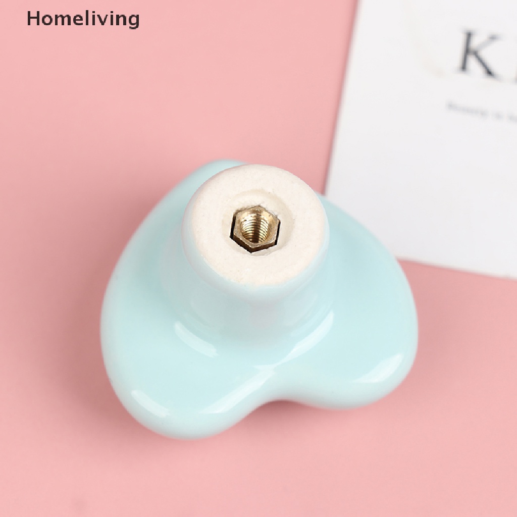 Tay Nắm Ngăn Kéo Tủ Bằng Sứ Hình Tròn Họa Tiết Hoạt Hình Nhiều Màu