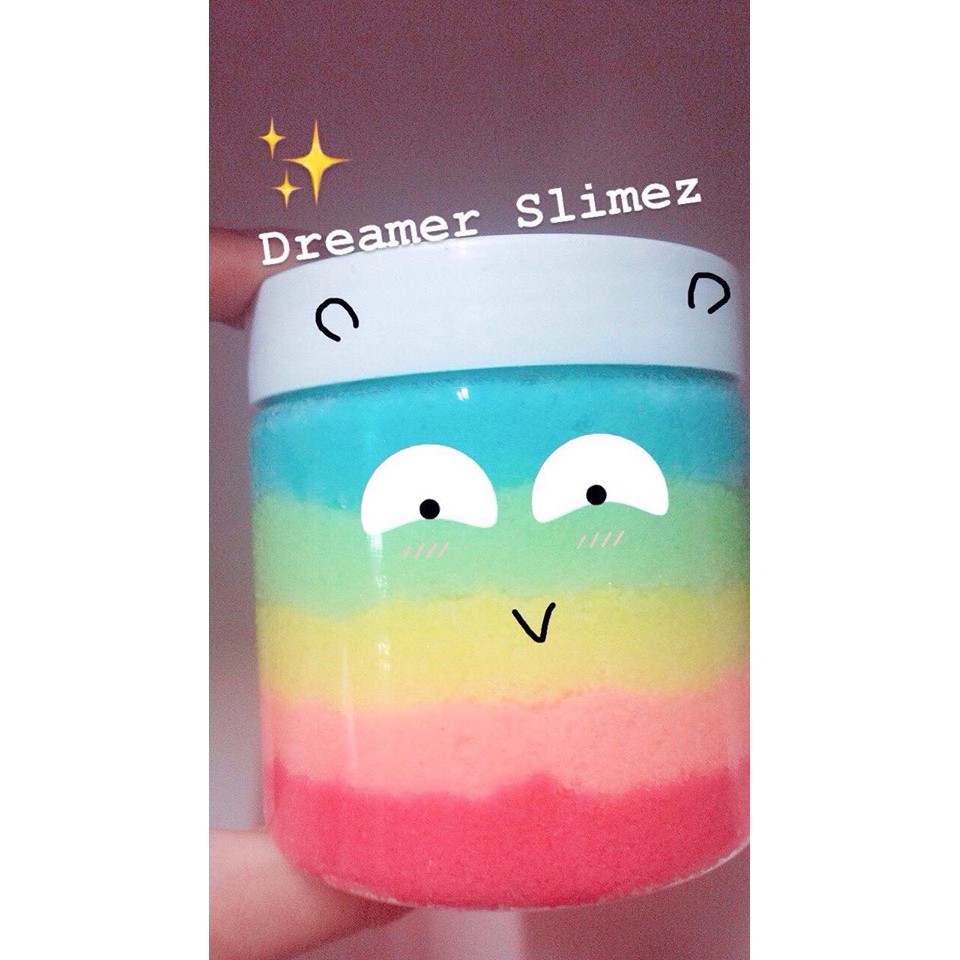 SLIME MÂY CẦU VỒNG - RAINBOW CLOUD SLIME-ĐỒ CHƠI SLIME AN TOÀN GIẢI STRESS - DREAMER SLIMEZ