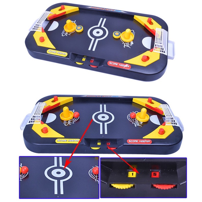 Trò Chơi Khúc Côn Cầu Trên Băng, Trò chơi đối kháng 2 chế độ chơi bóng trên băng Air Hockey thể thao cho gia đình