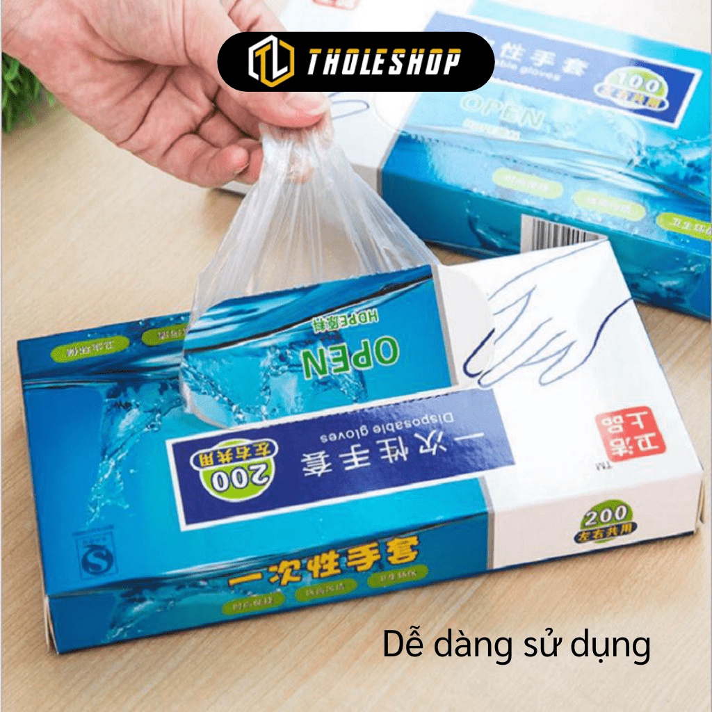 [SGD] Bao Tay Nilong - Hộp 200 Bao Tay Dày Dặn Dùng 1 Lần Làm Bếp Nấu Ăn, Nhuộm Tóc 7794