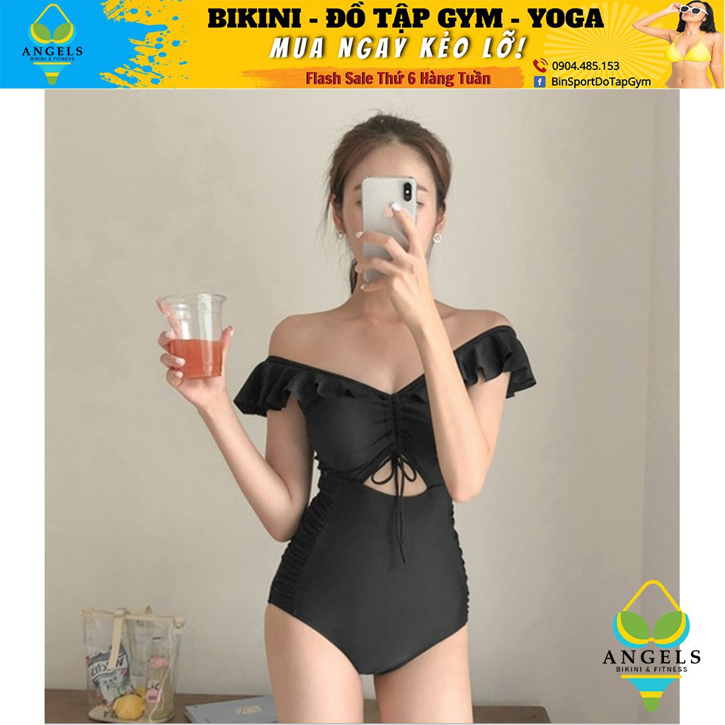 Bikini,Bộ Đồ Bơi Body Trễ Vai Đen,Hàng Nhập Đủ Size M L XL, BHN014 [ Giá Sỉ ] | BigBuy360 - bigbuy360.vn