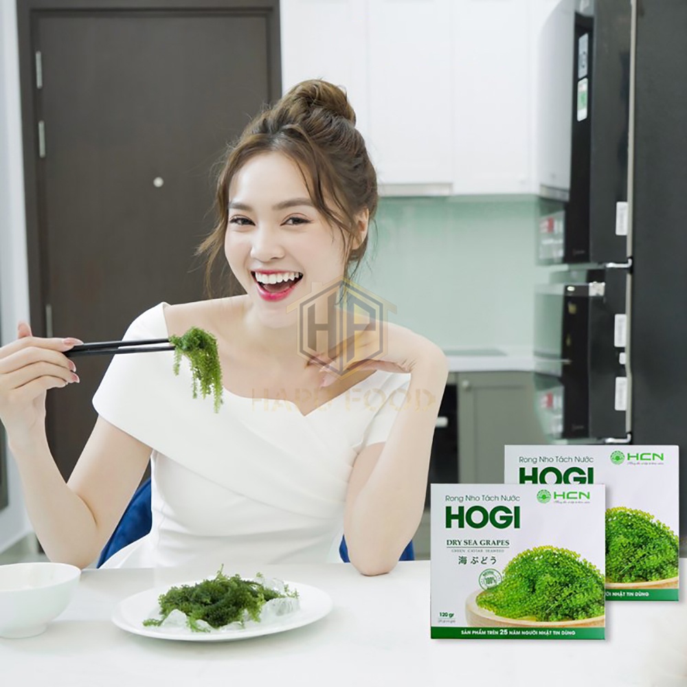 Rong nho tách nước Hogi giàu chất dinh dưỡng Hộp 6 gói x 20gr - Bolyfood