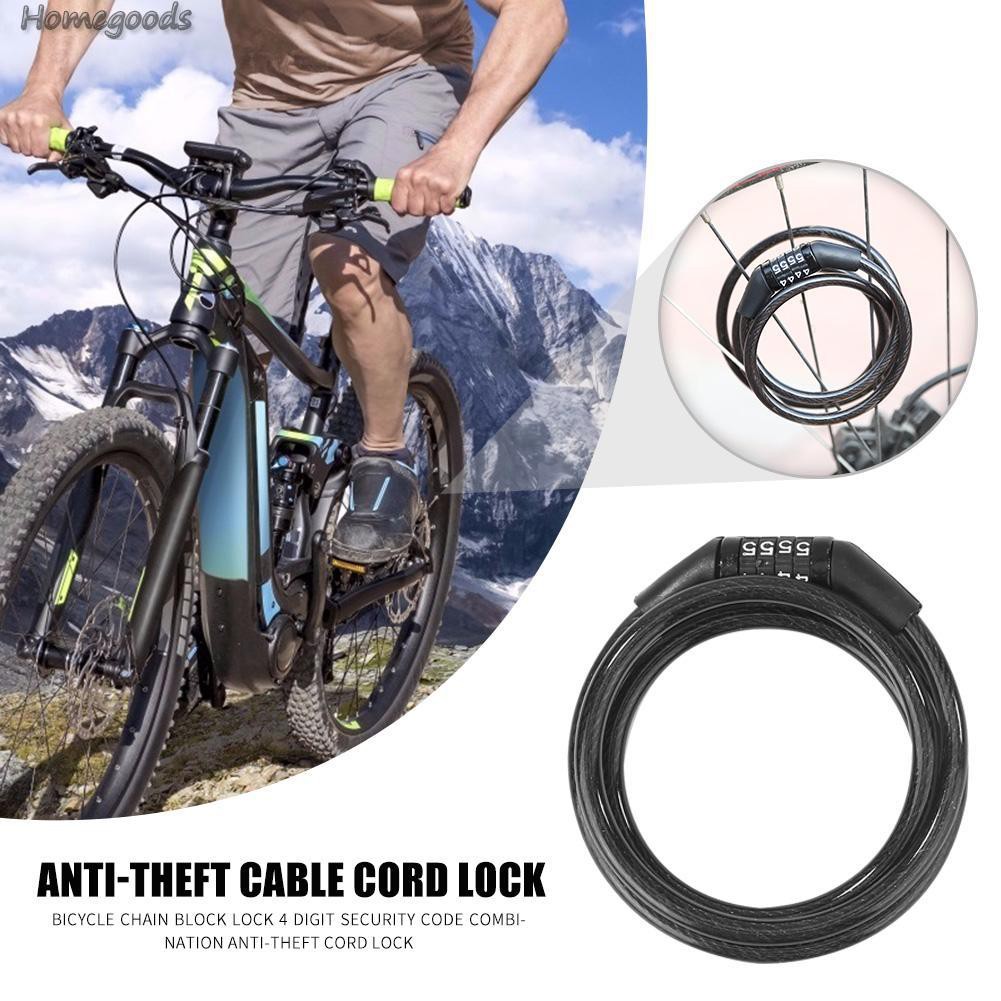 Khóa Dây Xích Xe Đạp Chống Trộm 4 Số Good-36 Foot 1100mm