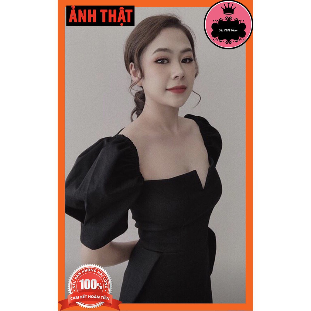 ĐẦM BÚP BÊ CÓ MÚT NGỰC VẢI COTTON FREESIZE | BigBuy360 - bigbuy360.vn