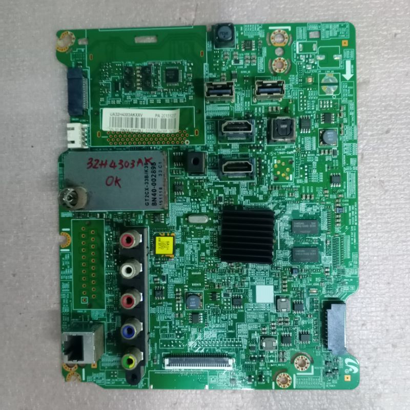 Bo mạch tivi Samsung 32H4303 32H4303AK,bo xử lý, khiển, nguồn,main chính, chủ, wifi, mắt nhận