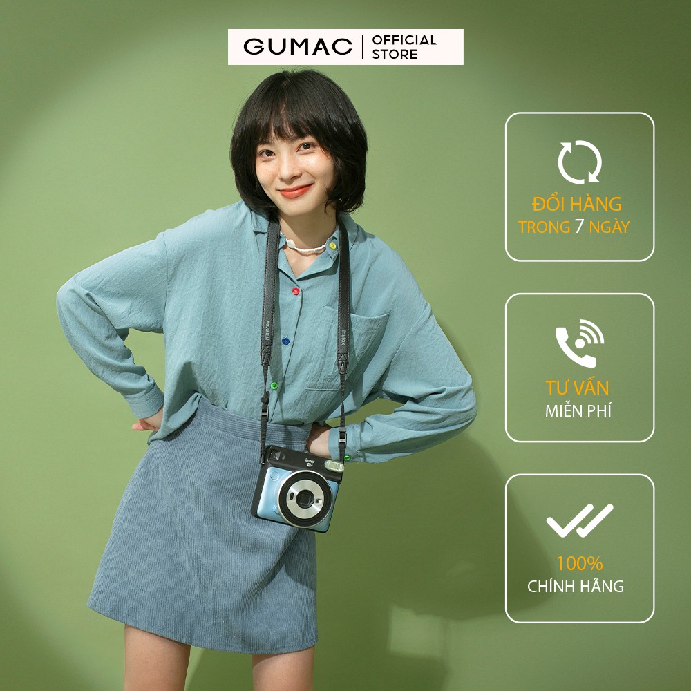 [Mã WABR2711 giảm 10% đơn 250K] Chân váy nữ phom chữ A trơn GUMAC đủ màu đủ size, phong cách , VB1118