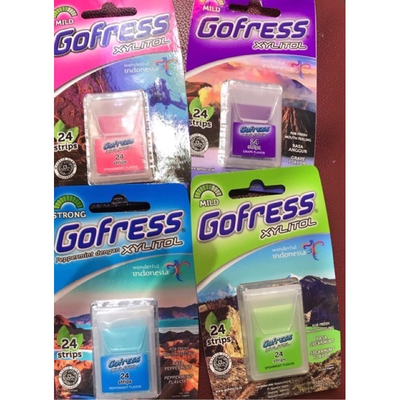 Kẹo lá ngậm thơm miệng gofress 10g