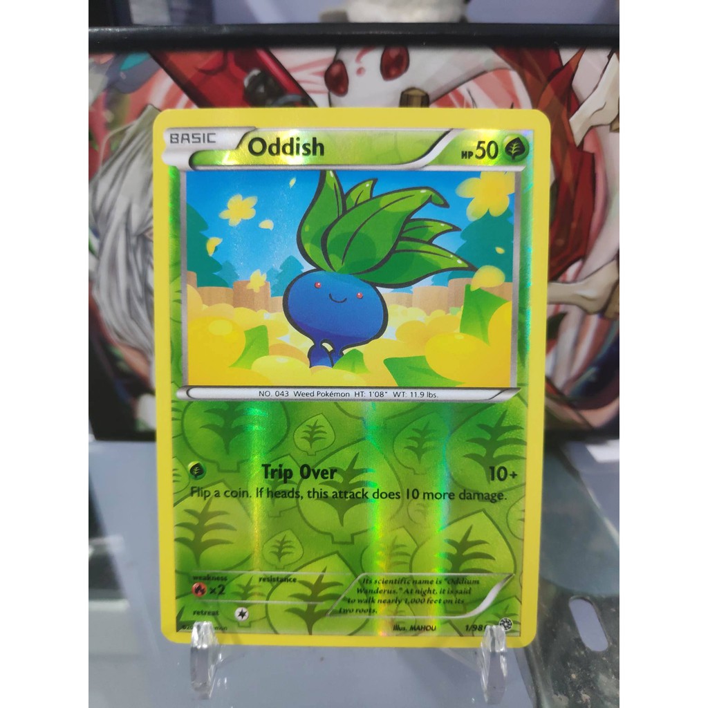 [ Dưa Hấu Yugioh ] Lá bài thẻ bài Pokemon Oddish