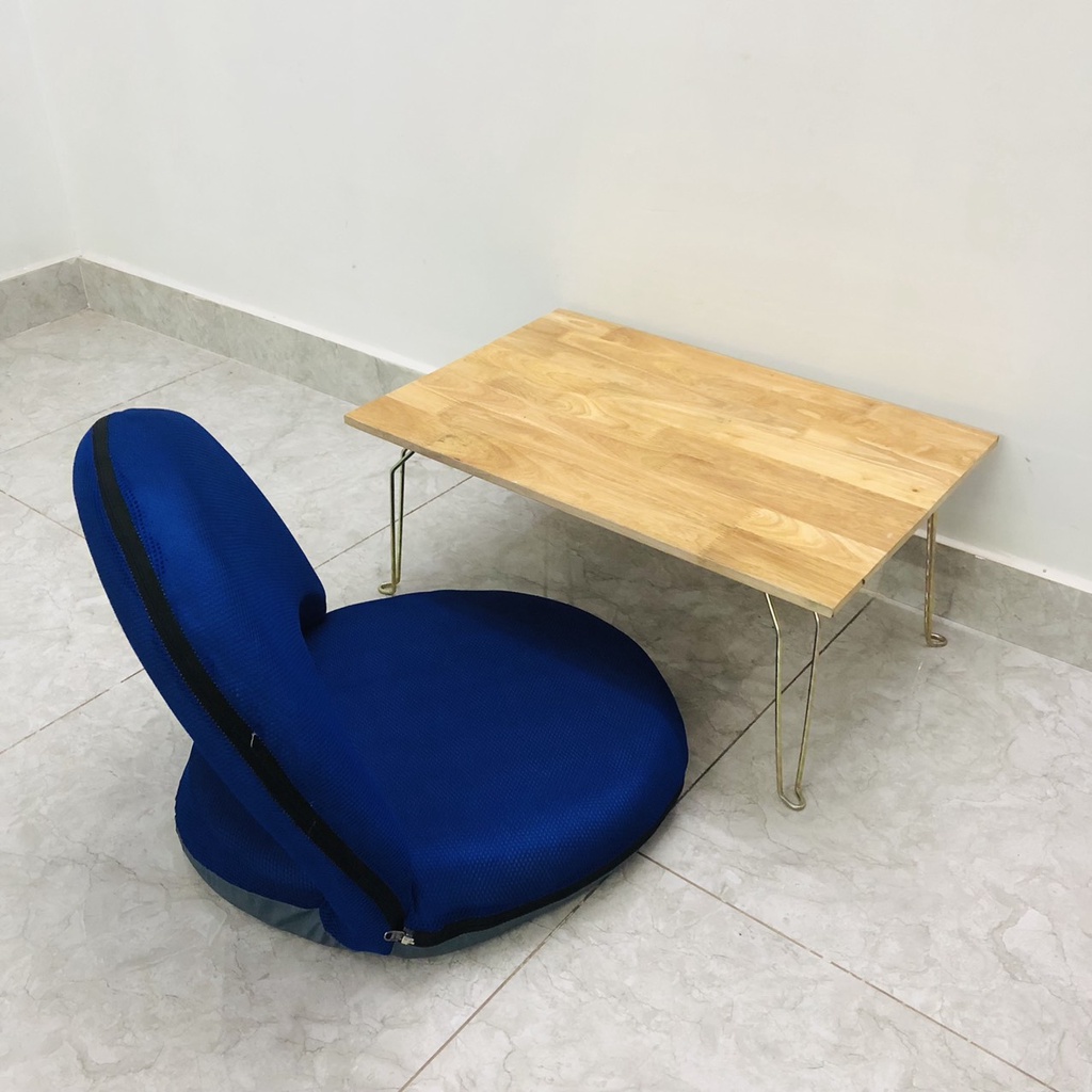 Combo full bàn bệt sinh viên vàng và ghế bệt sung sứng 40x60x28cm siêu thoải mái