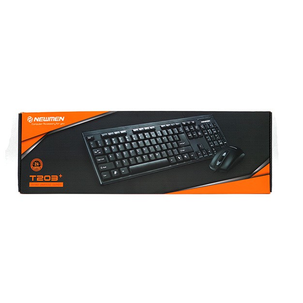 Bộ bàn phím chuột Newmen T203 Plus USB Black phụ kiện gaming phổ biến trên thị trường hiện nay