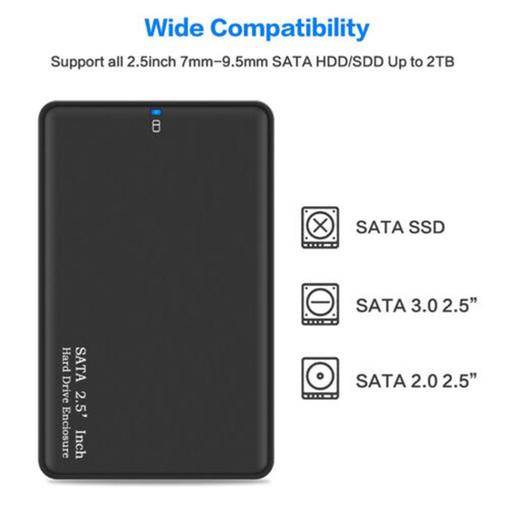 Vỏ ổ đĩa cứng gắn ngoài 2.5 Inch 2TB USB 3.0