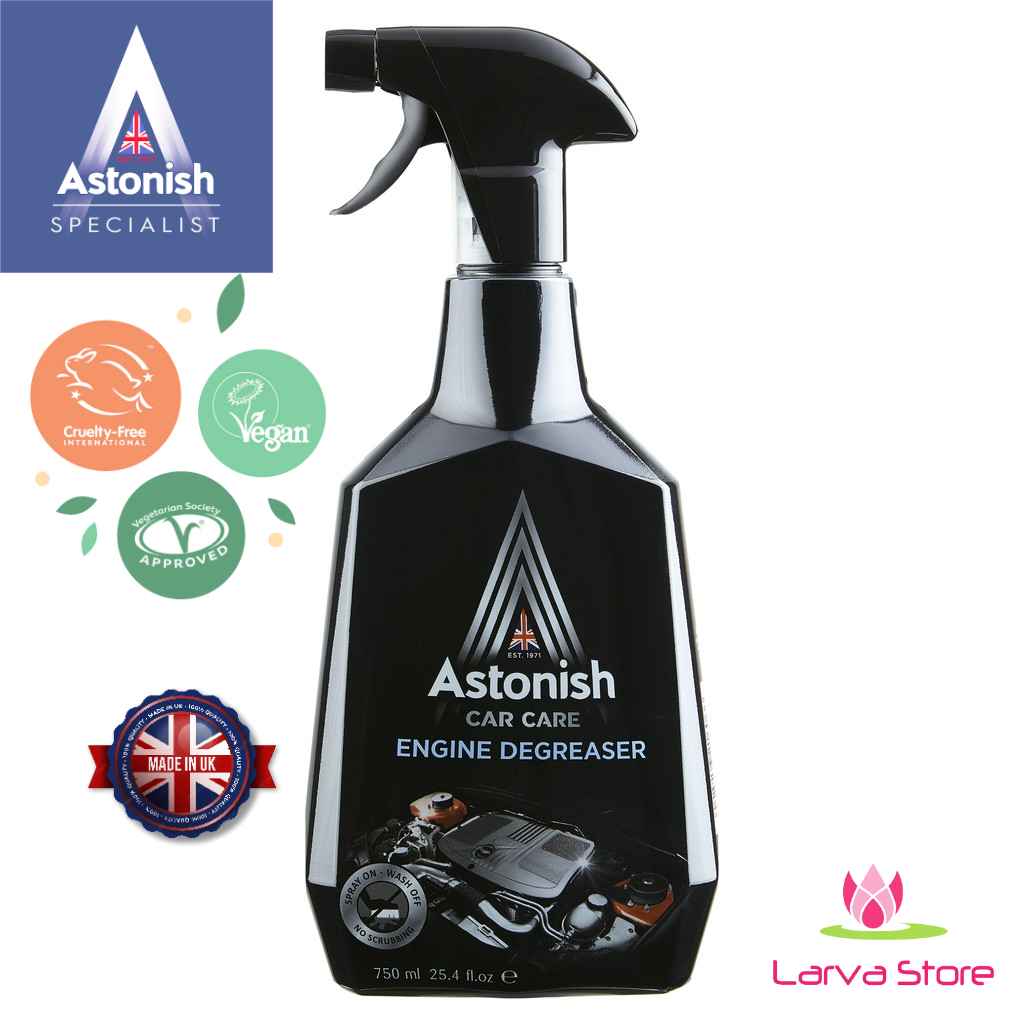 Tẩy dầu nhớt và làm sạch động cơ ô tô, xe máy, máy móc Astonish C1606 750ml sản xuất tại Anh Quốc - Larva Store