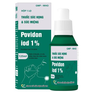 Nước súc miệng họng Povidon iod 1%