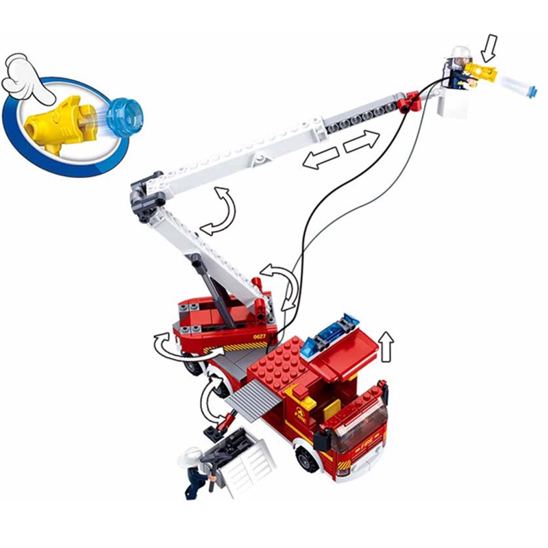 SLUBAN Bộ Đồ Chơi Lắp Ráp Máy Bay Chiến Đấu 394 B0627